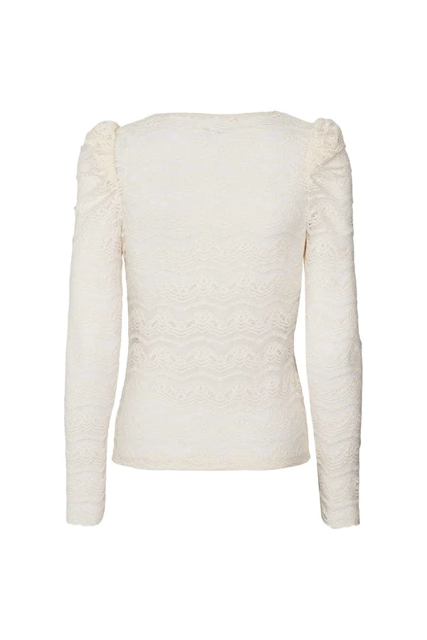 Toluca Cream Lace Blouse