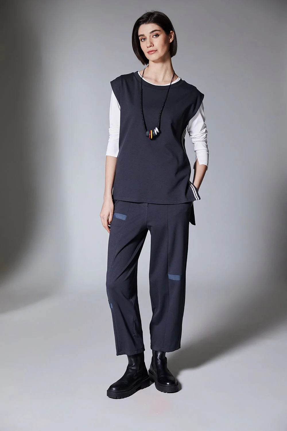 Grey Side Stripe Tabard