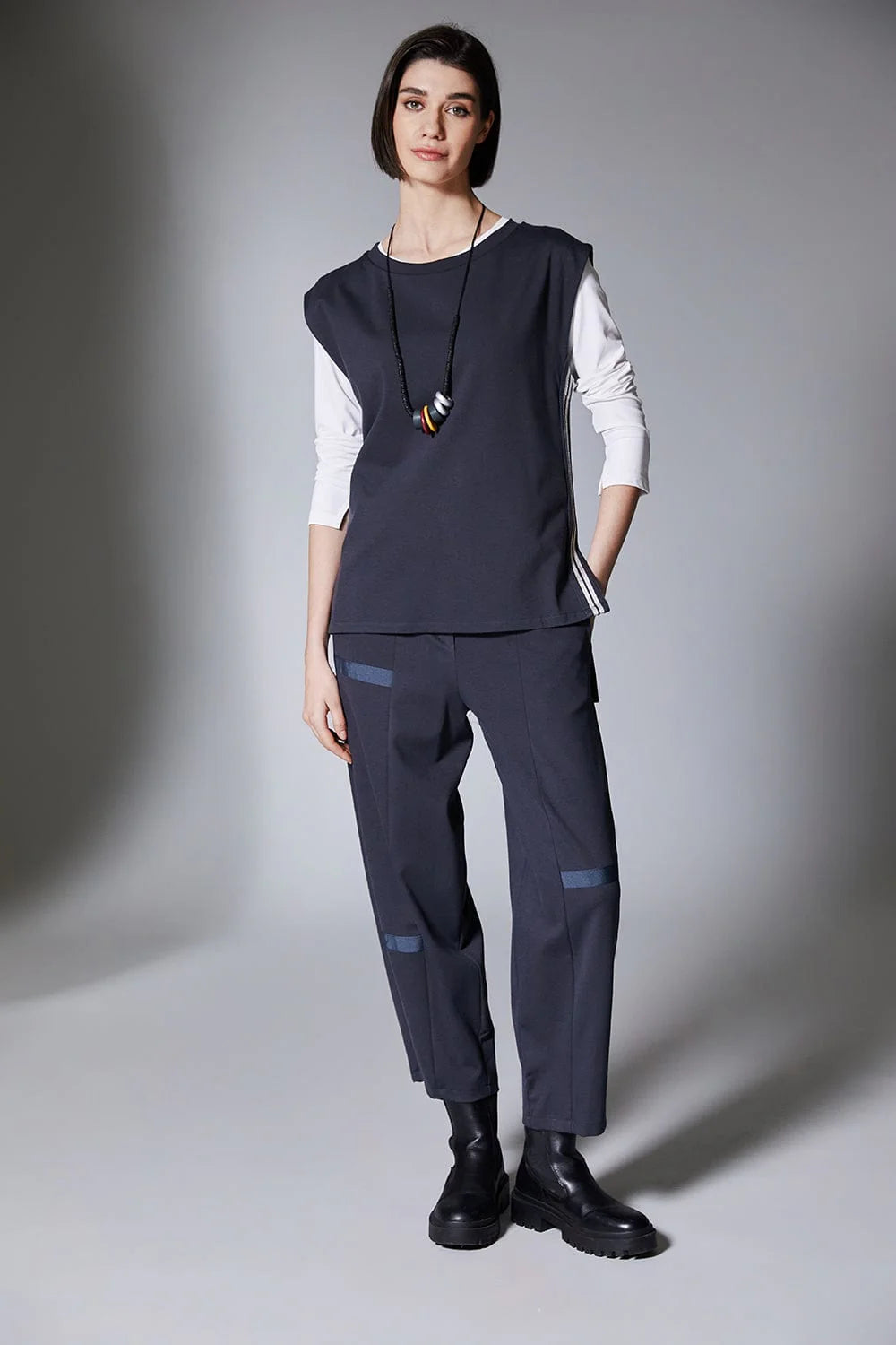 Grey Side Stripe Tabard
