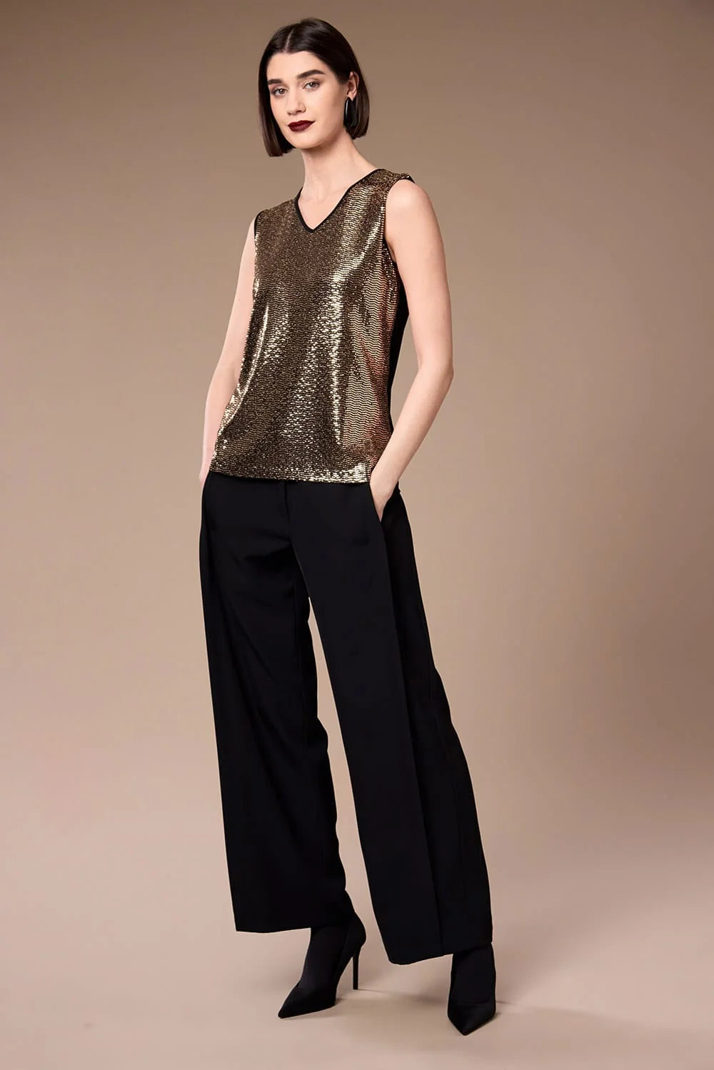 Gold Sparkle Top