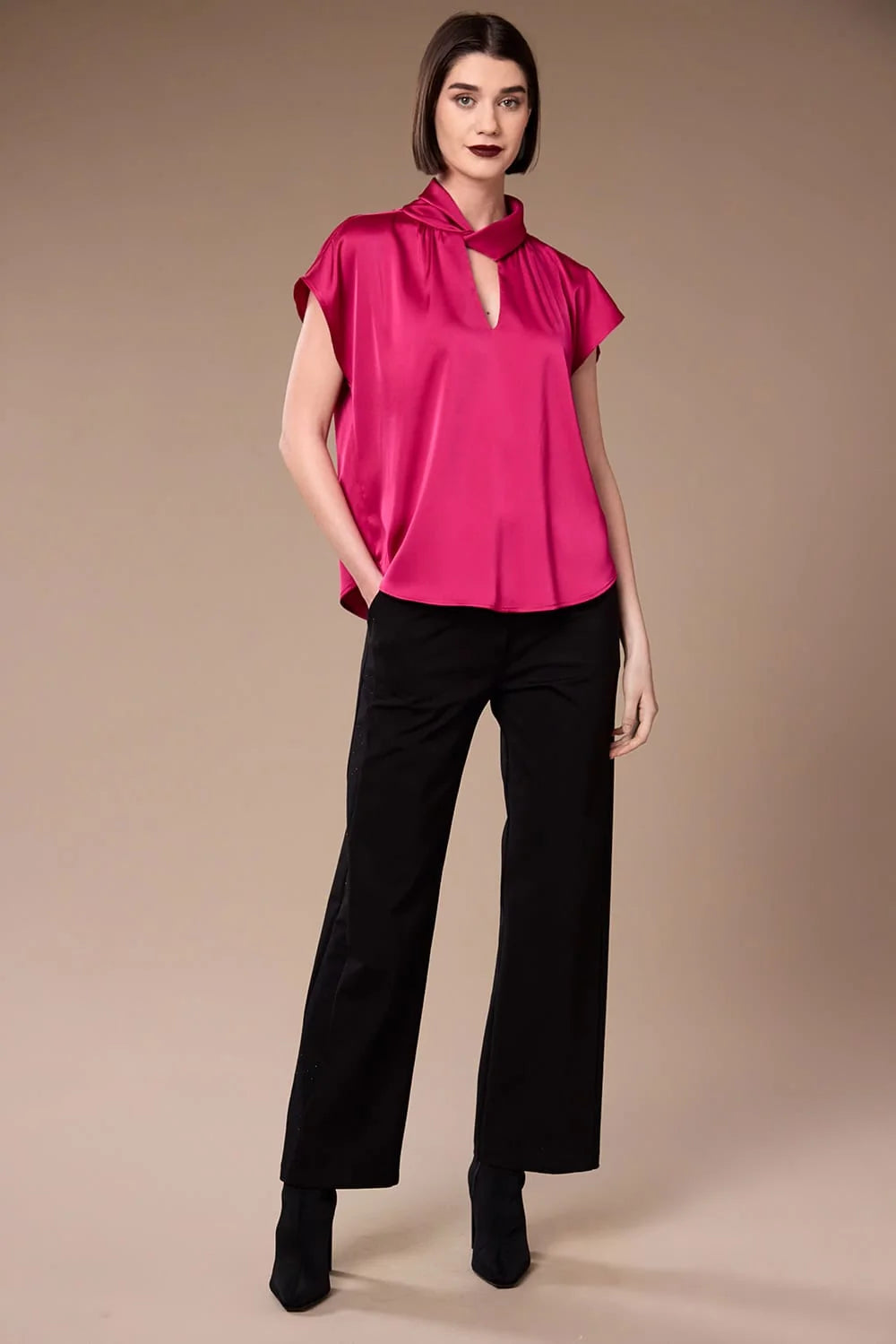 Black Side Stripe Cocktail Trouser