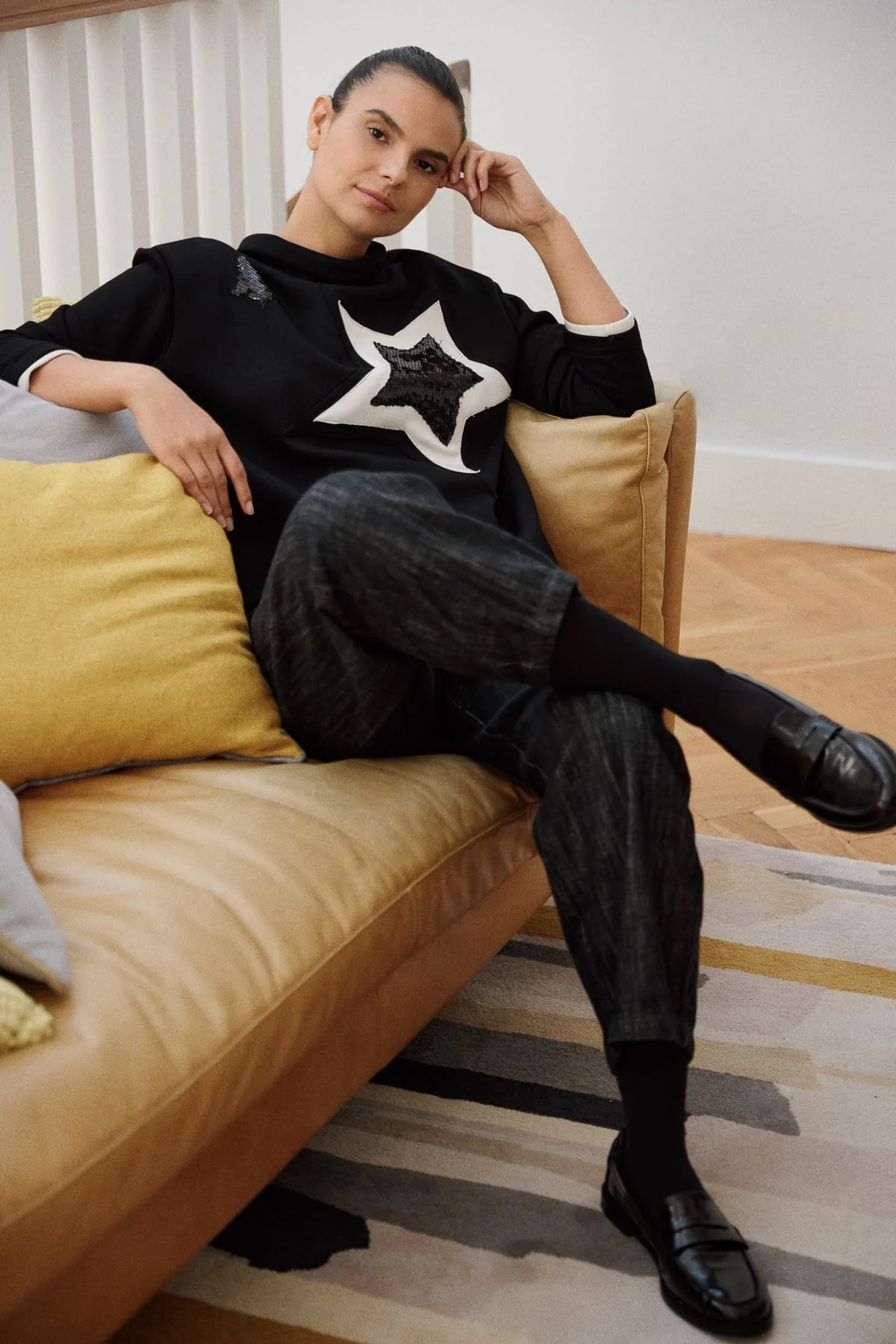 Black Slouch Jean