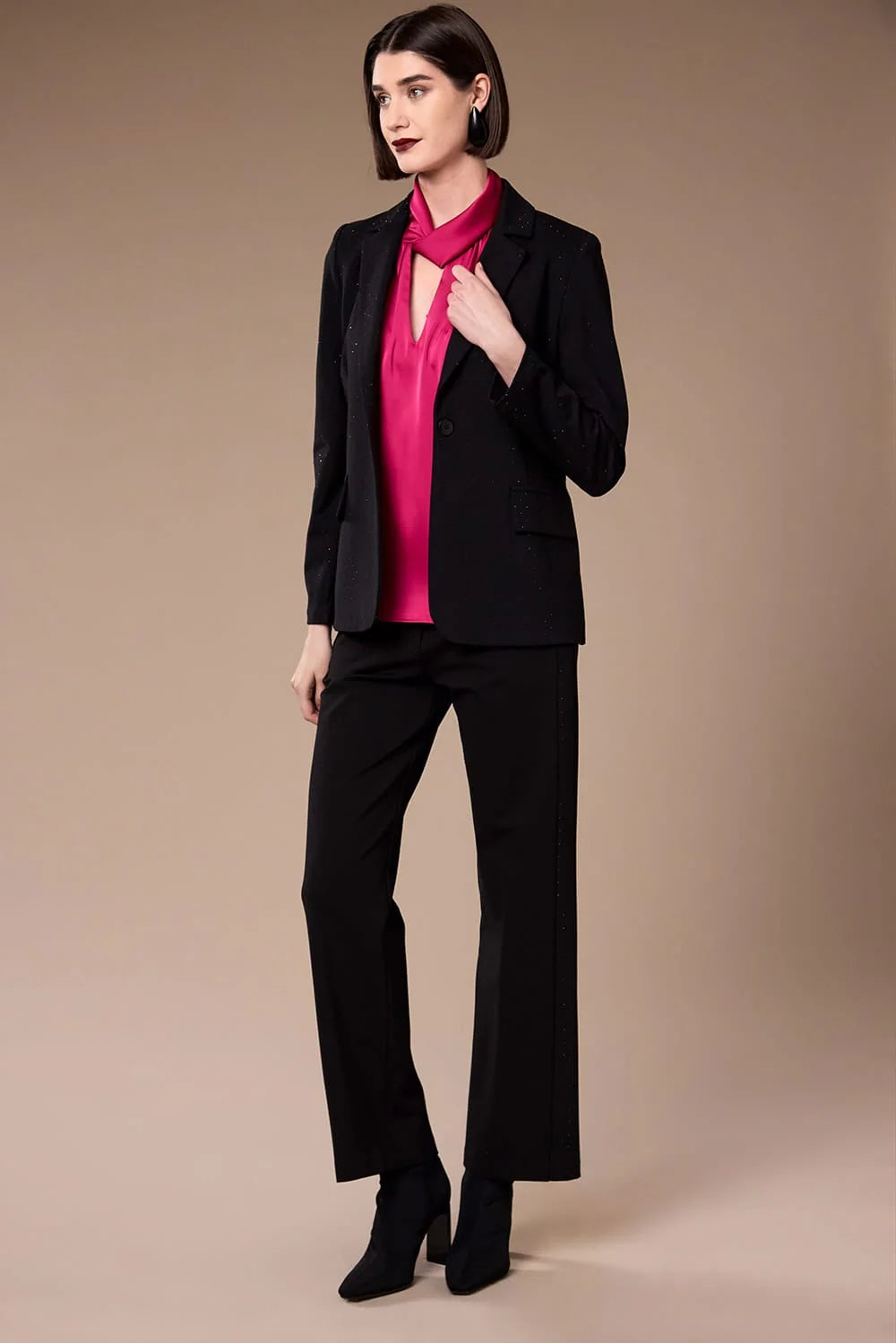 Black Side Stripe Cocktail Trouser