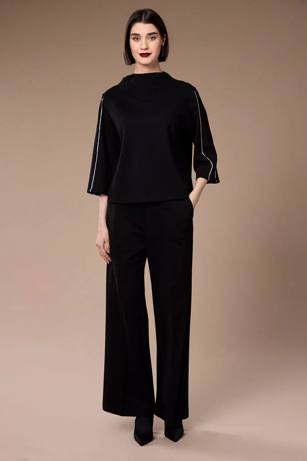 Black Flare Trouser