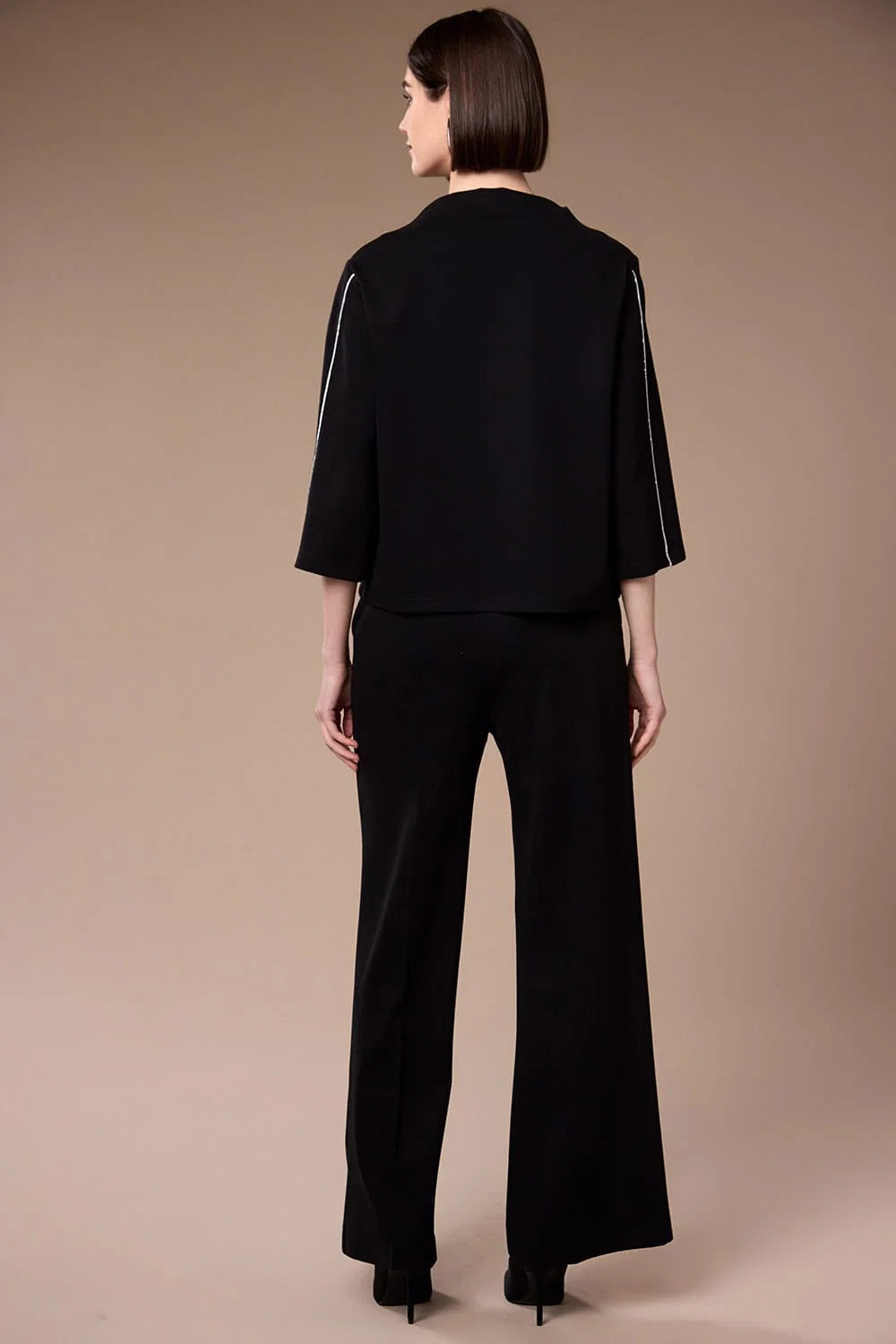 Black Top With Silver Detail