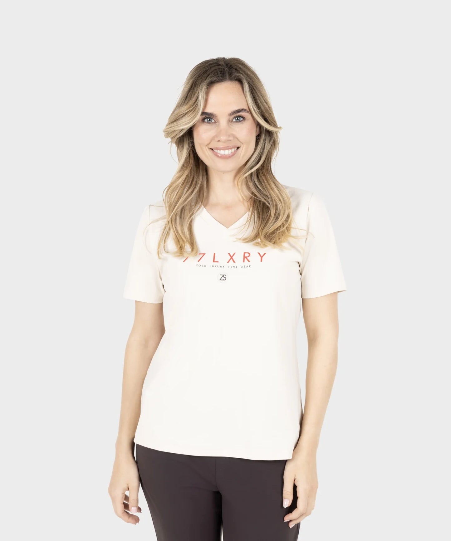 Ivory Red Top