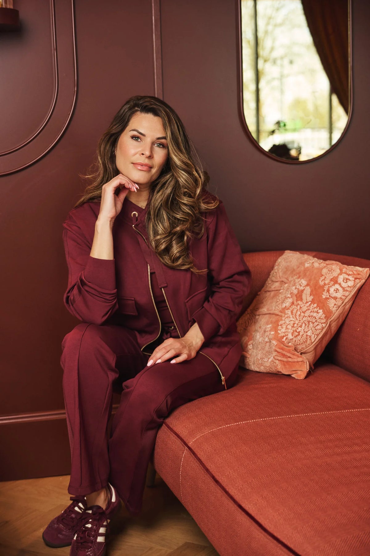 Bordeaux Zip Jacket