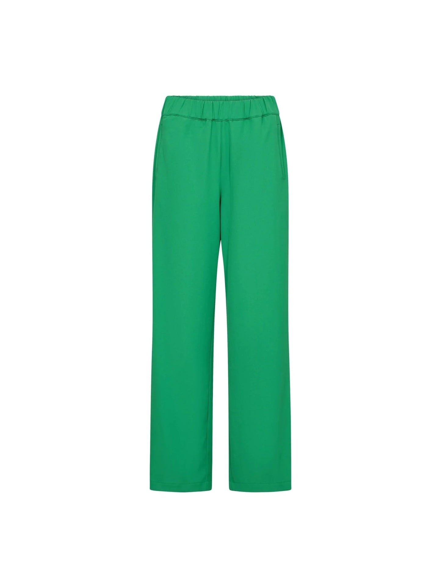 Amina Zip Panel Pant Green