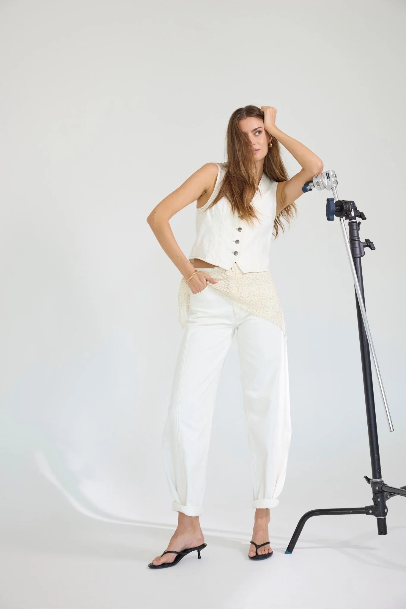 Bernetta Pant  Bone