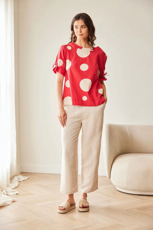 Sand Linen Trouser