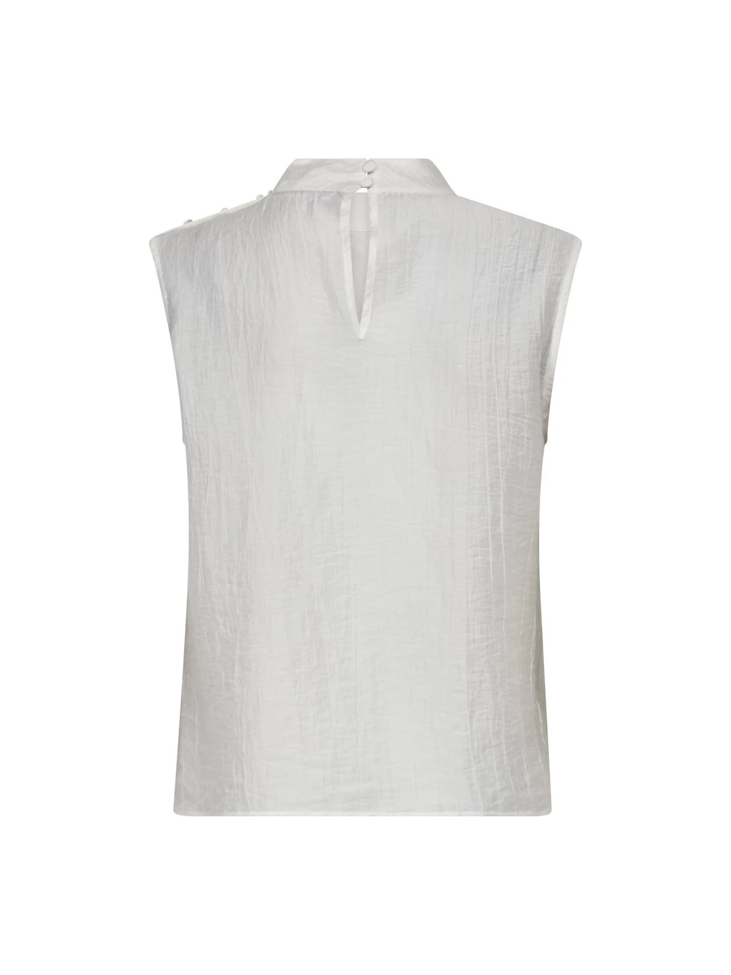Conny Drape Top  White