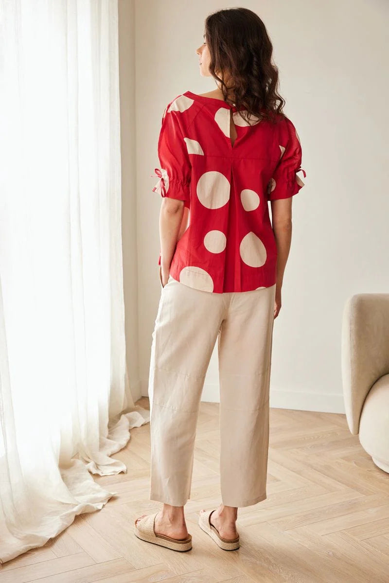 Sand Linen Trouser