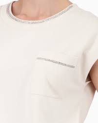 Cream Crystal Top