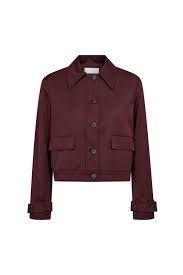 Terry Burgundy Jacket