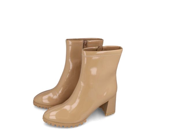 Beige Ankle Boots