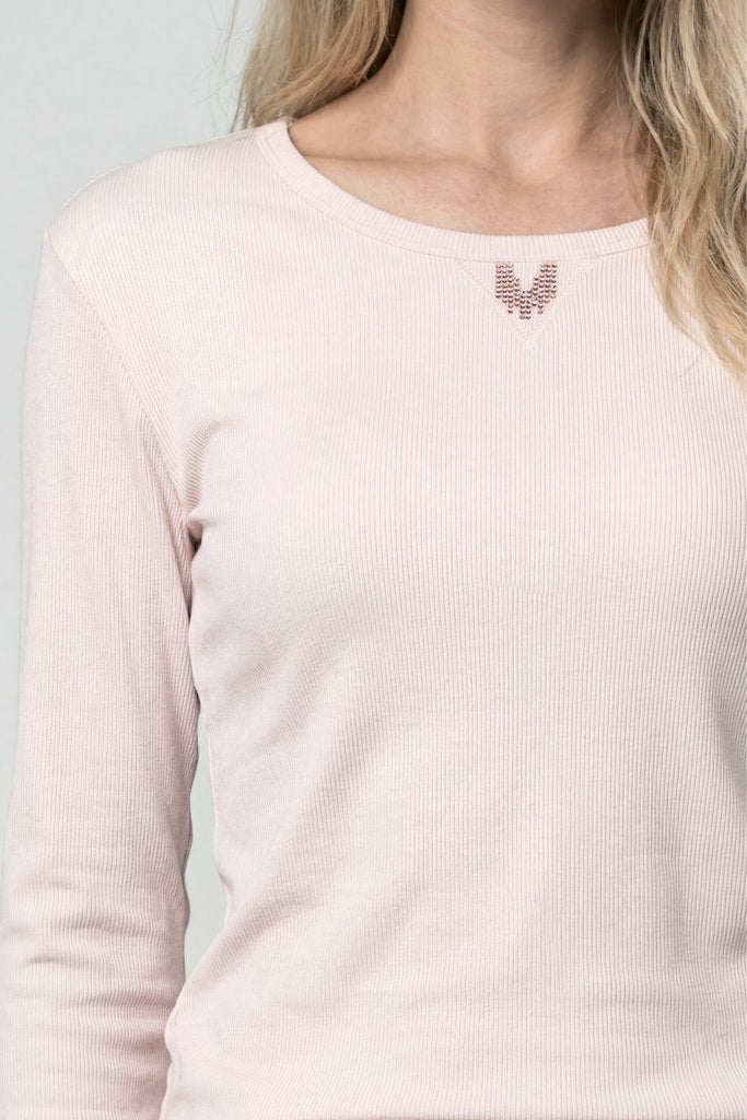 Blush Sparkle Top