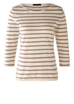 Sand And Taupe Stripe Jumper