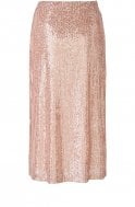 Pink Midi Skirt With Sequins