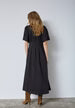 Poppy CC Emb Pleat Dress Black