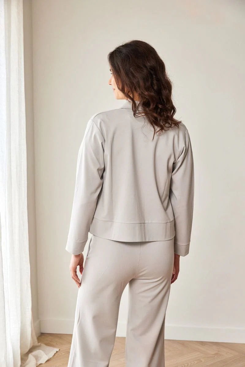 Grey Deep Cuff Trouser