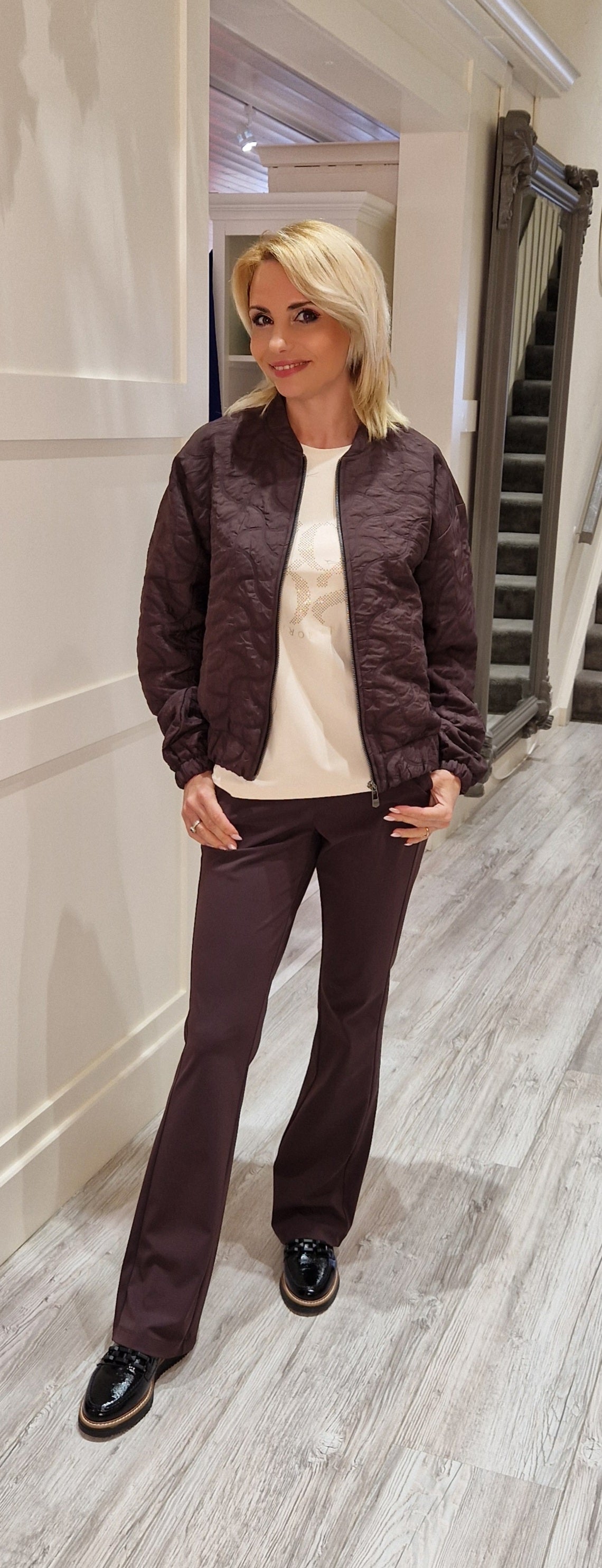 Espresso Quilted Jacket