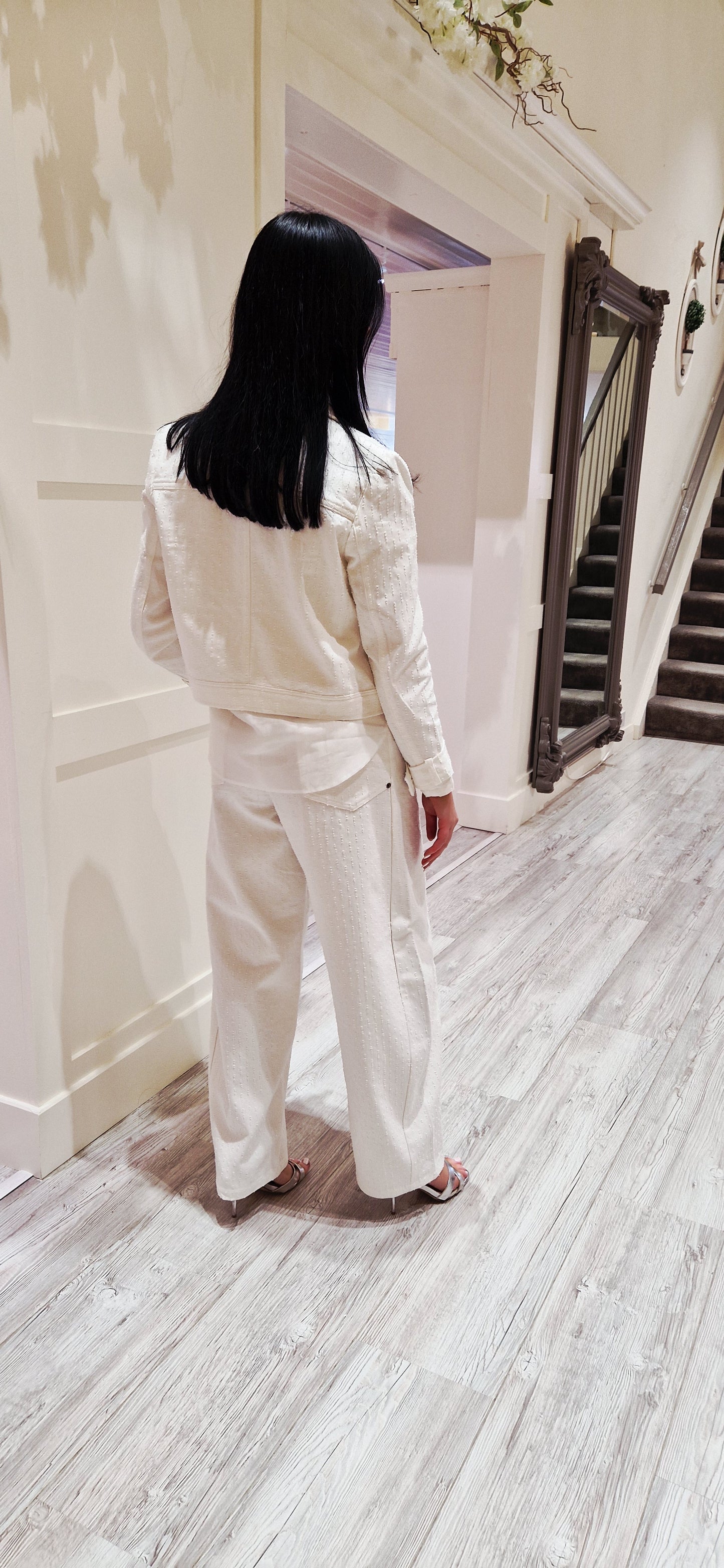 Marci Structure Jacket  Off White