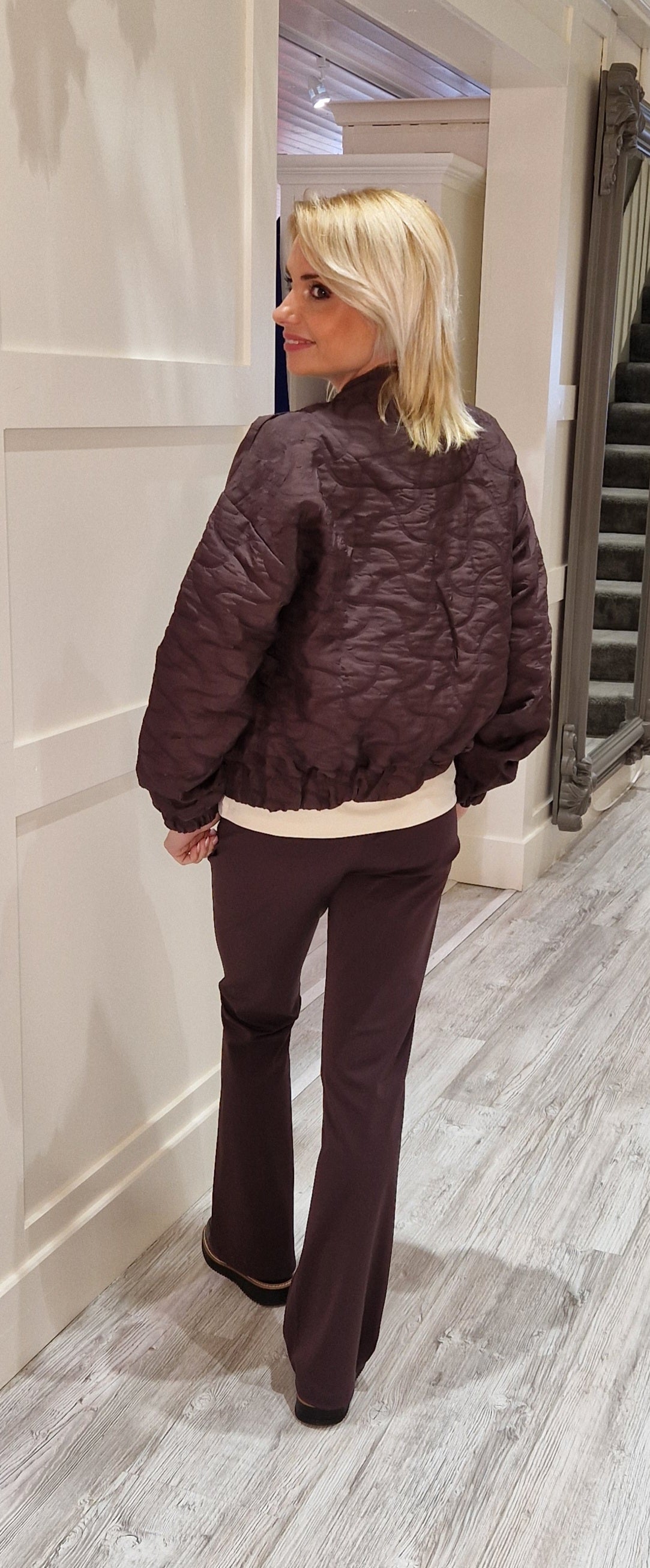 Espresso Quilted Jacket