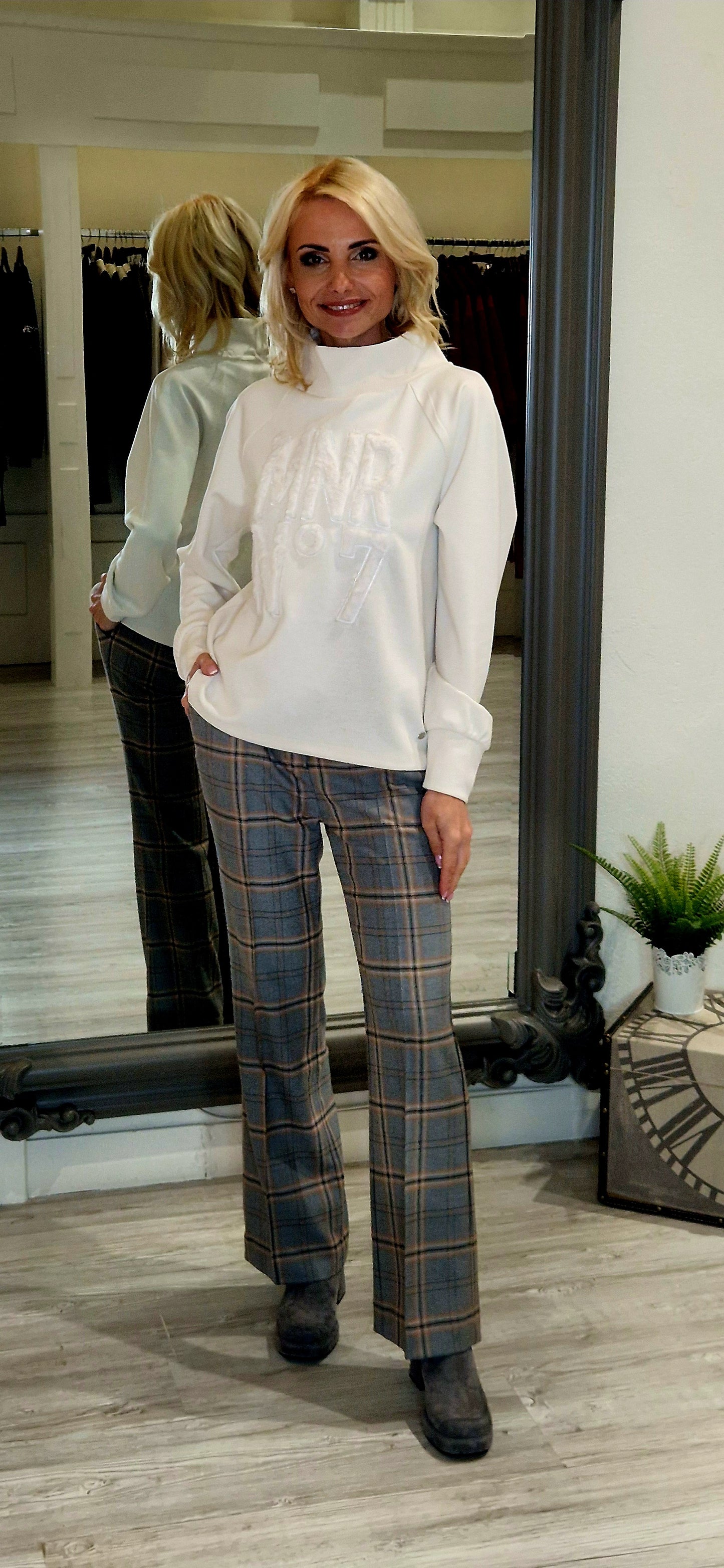 Grey & Camel Classic Trousers