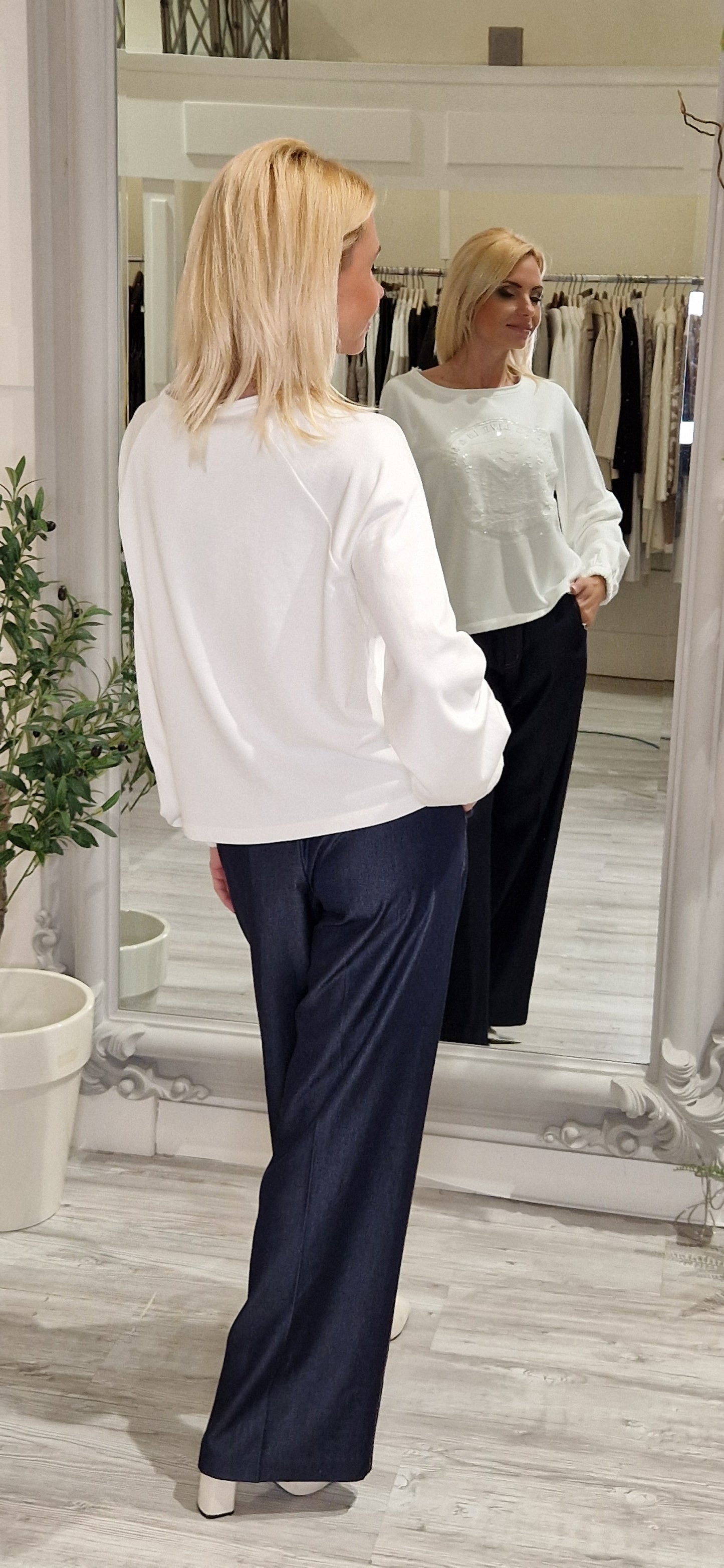 White Top Long Sleeves