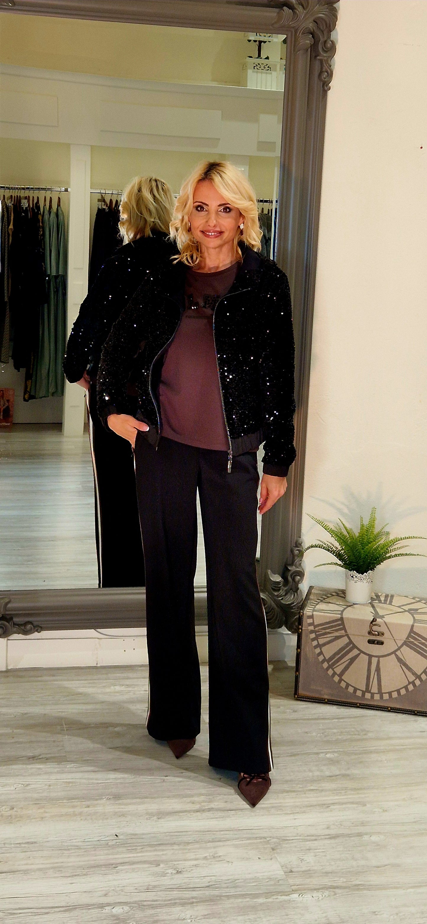 Black Sequin Jacket