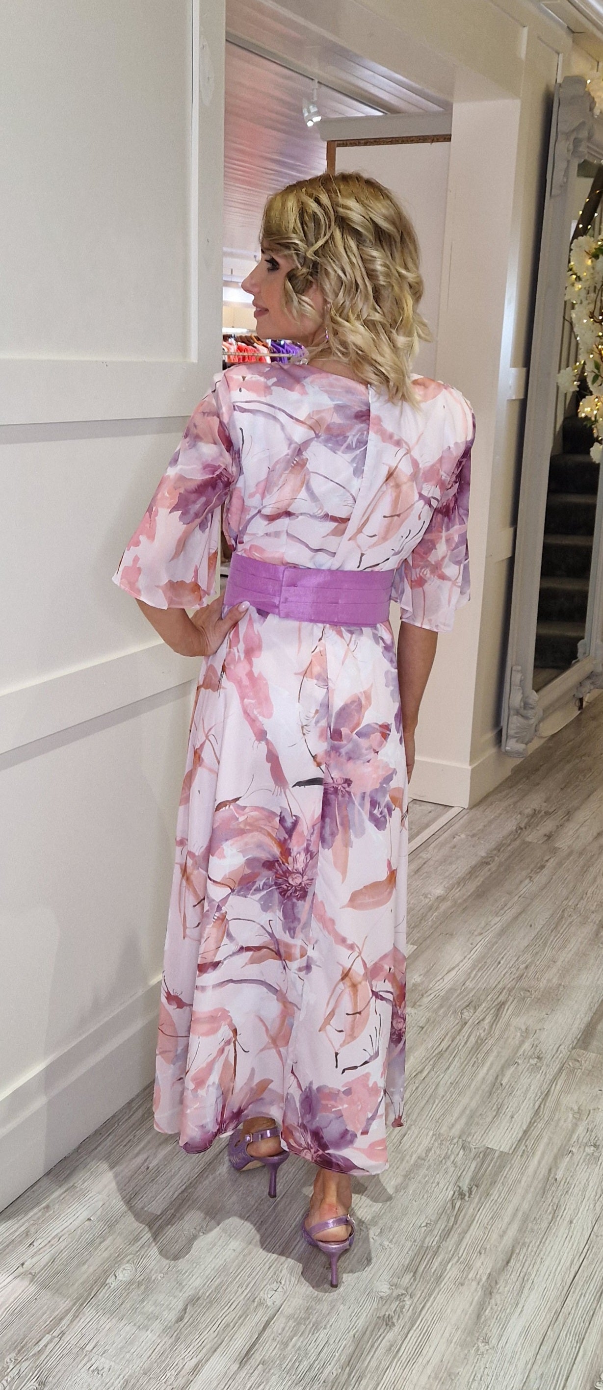 Lavender Flower Dress