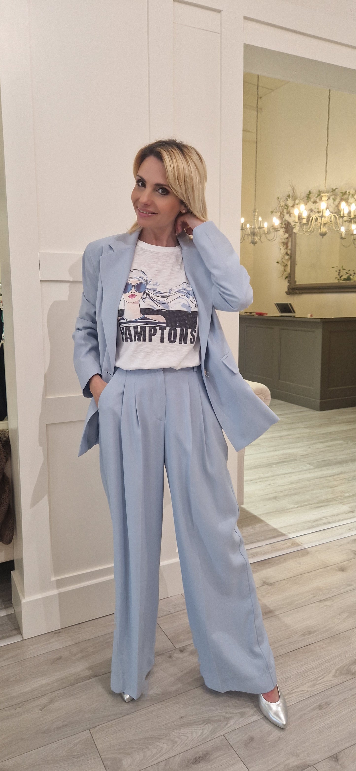 Powder Blue Trousers