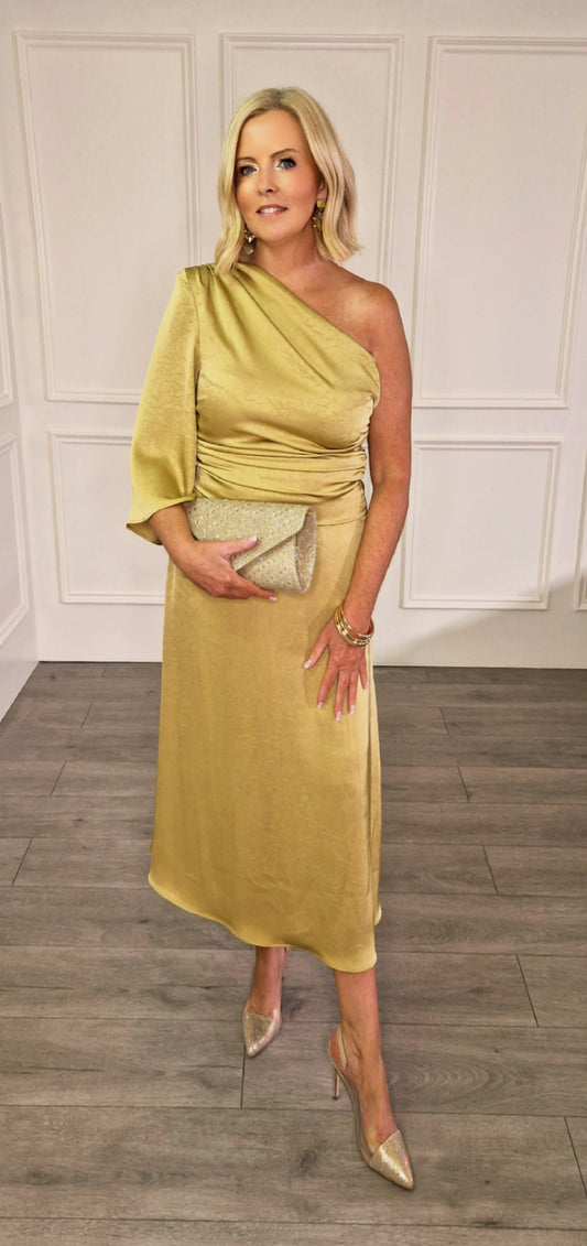 Mimosa One Shoulder Dress