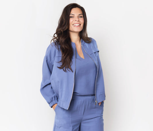 Elise Corn Flower Blue Jacket