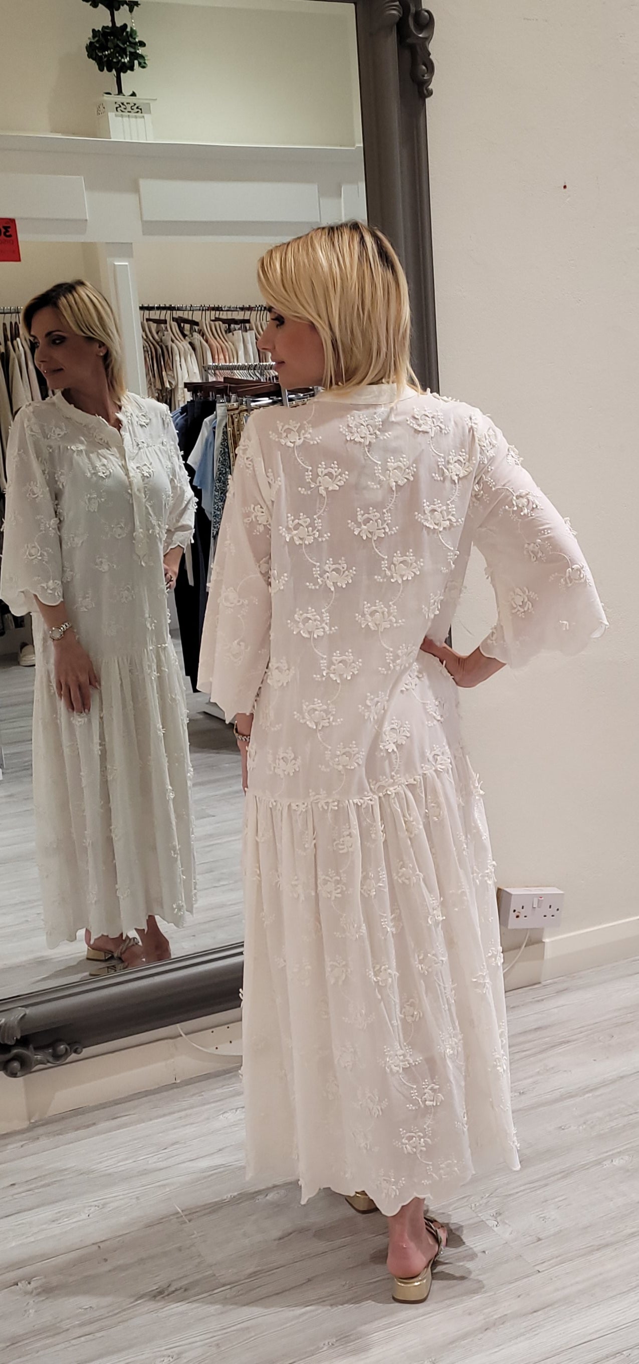 Cotton Cream Dress