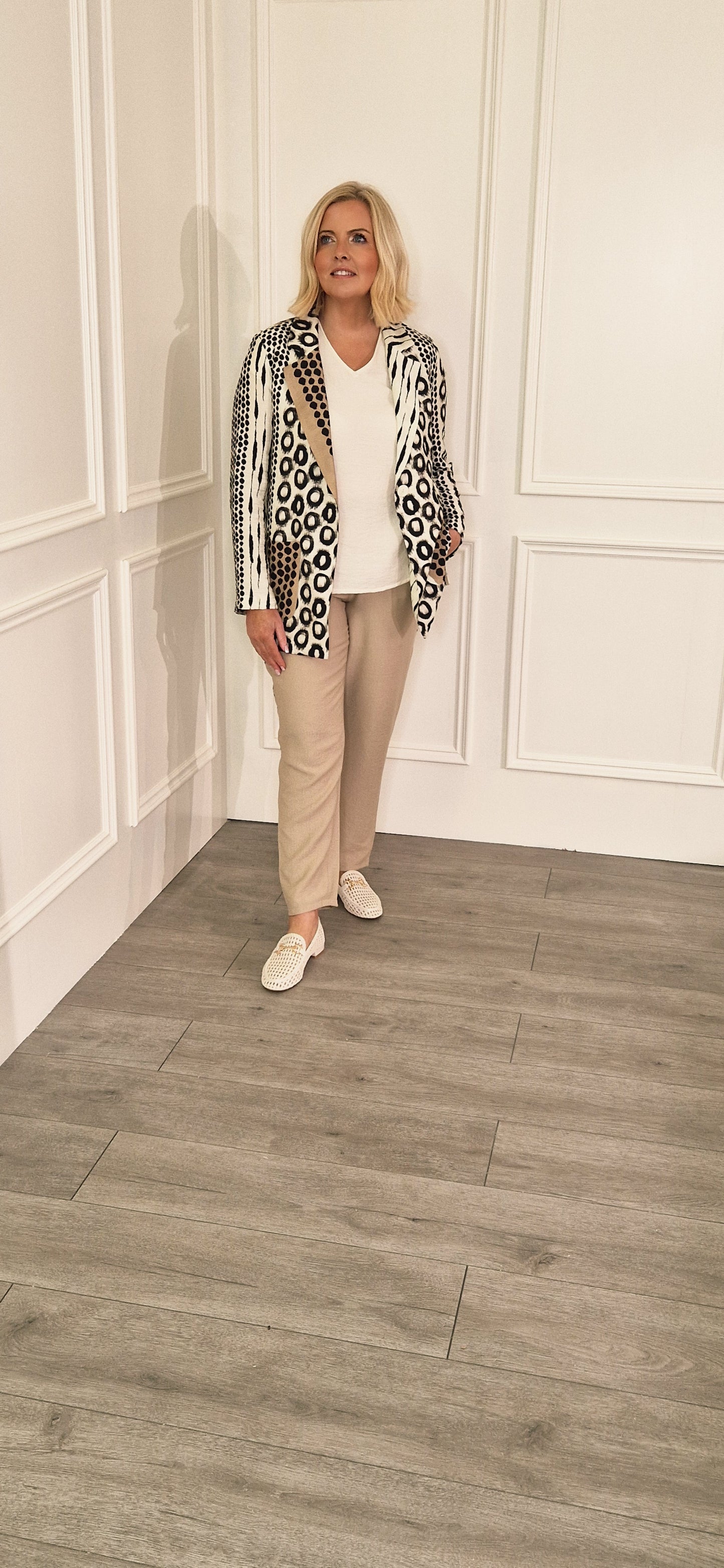 Cream And Sand Top