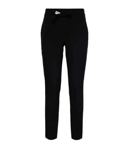 Peppe Navy Travel Pants With Slit Pockets