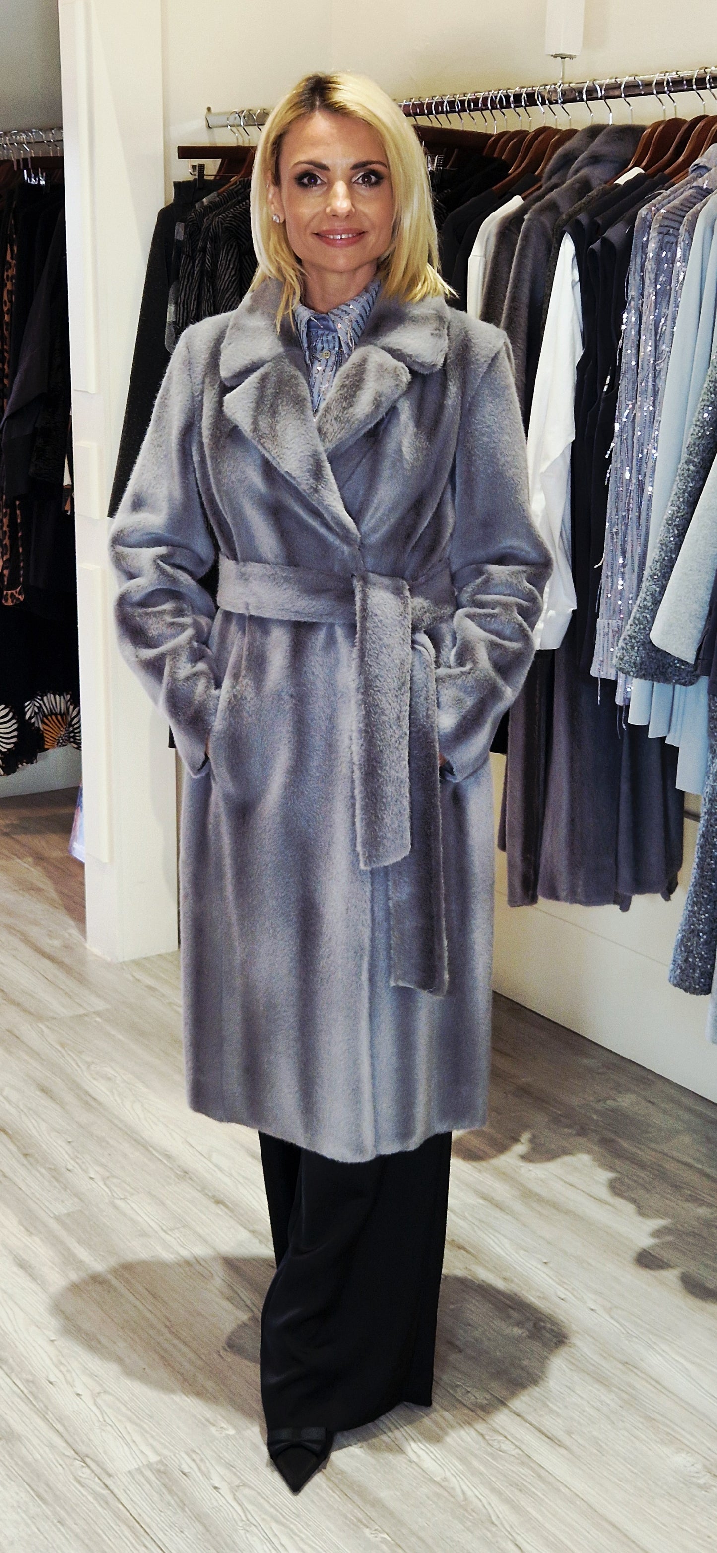Lara Reversible Grey Coat