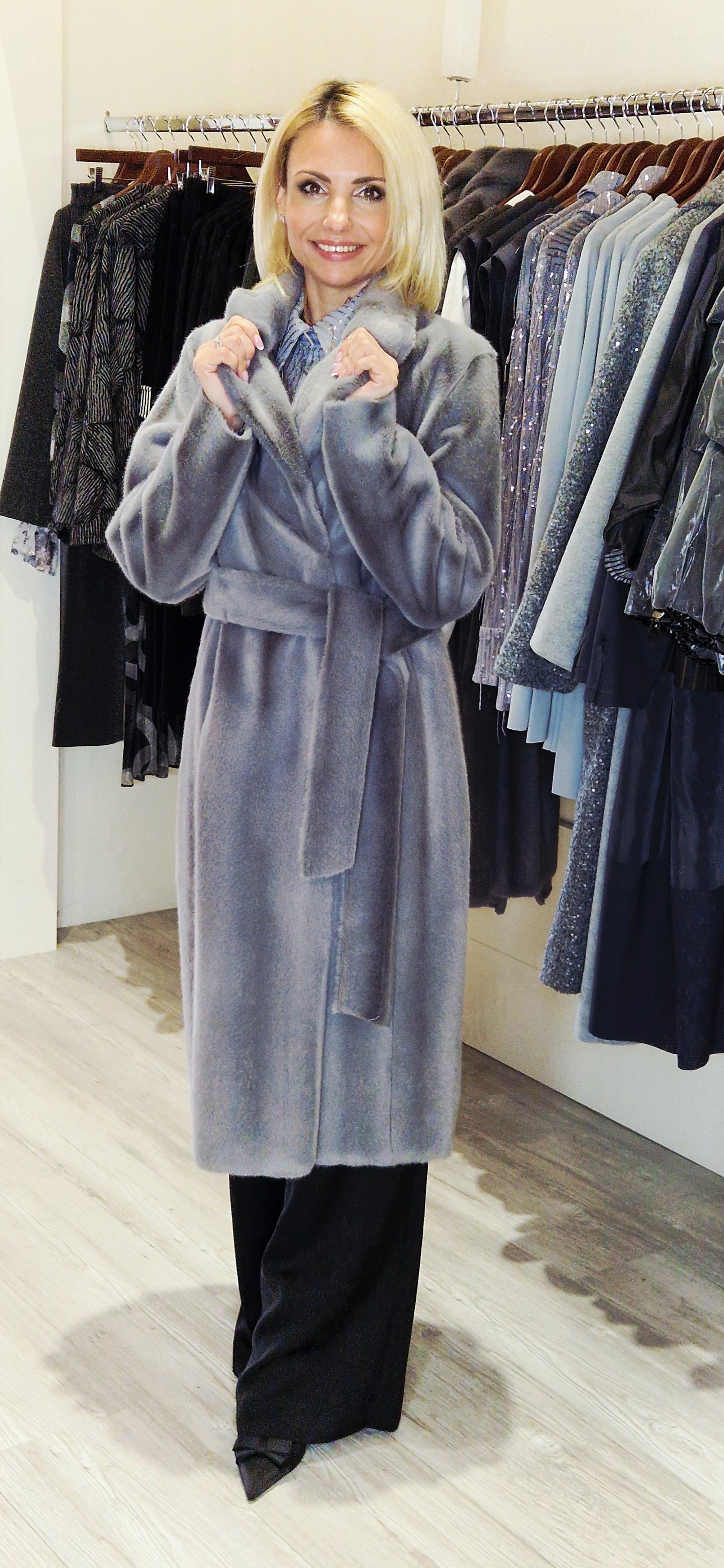 Lara Reversible Grey Coat