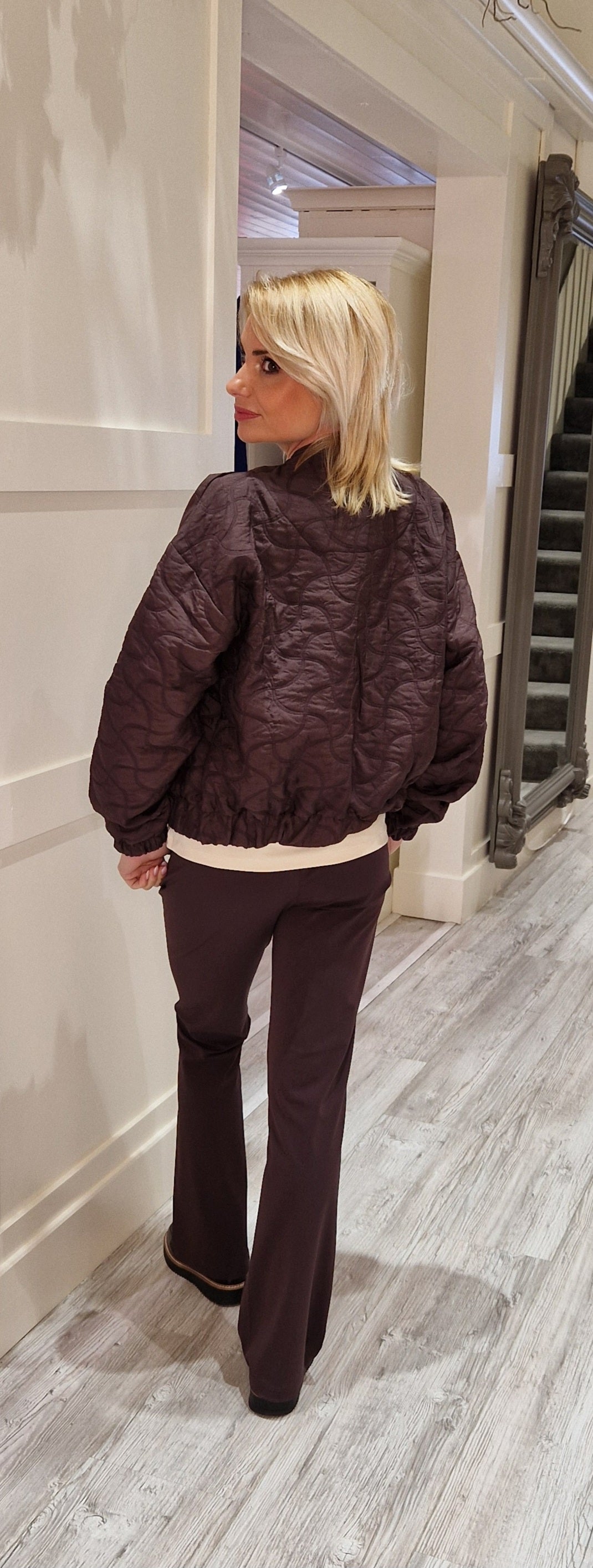 Espresso Quilted Jacket