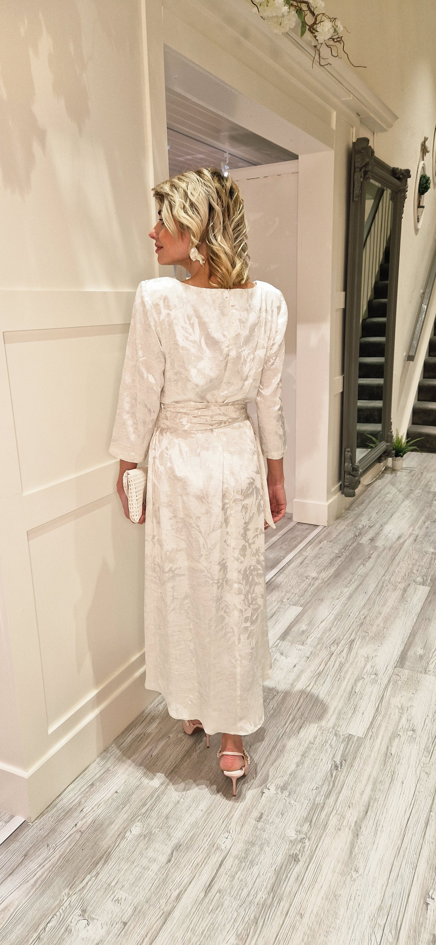 Champagne Midi Dress