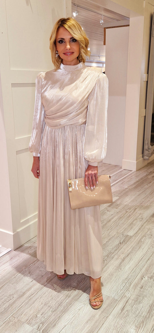 Champagne Shimmer Dress