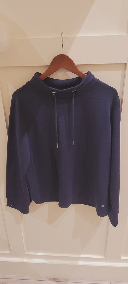 Night Sky Sweatshirt With Stand-up Collar