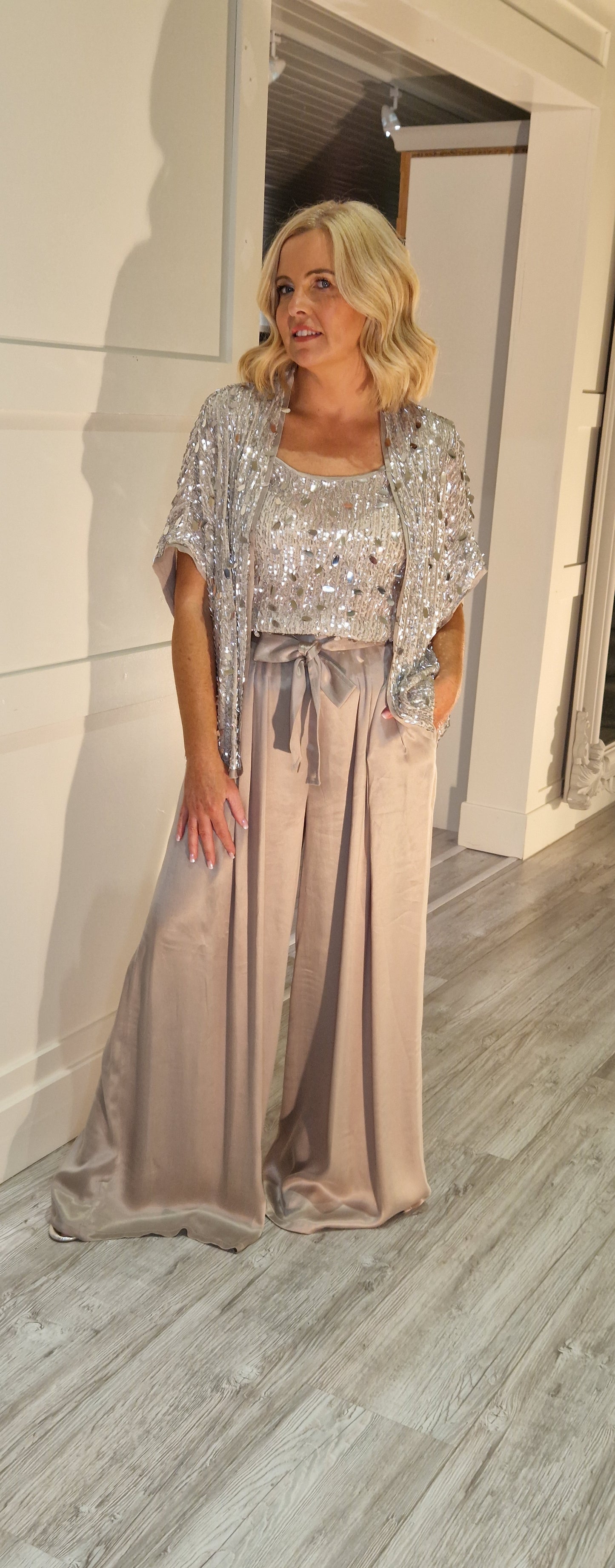 Champagne Top With Shimmer