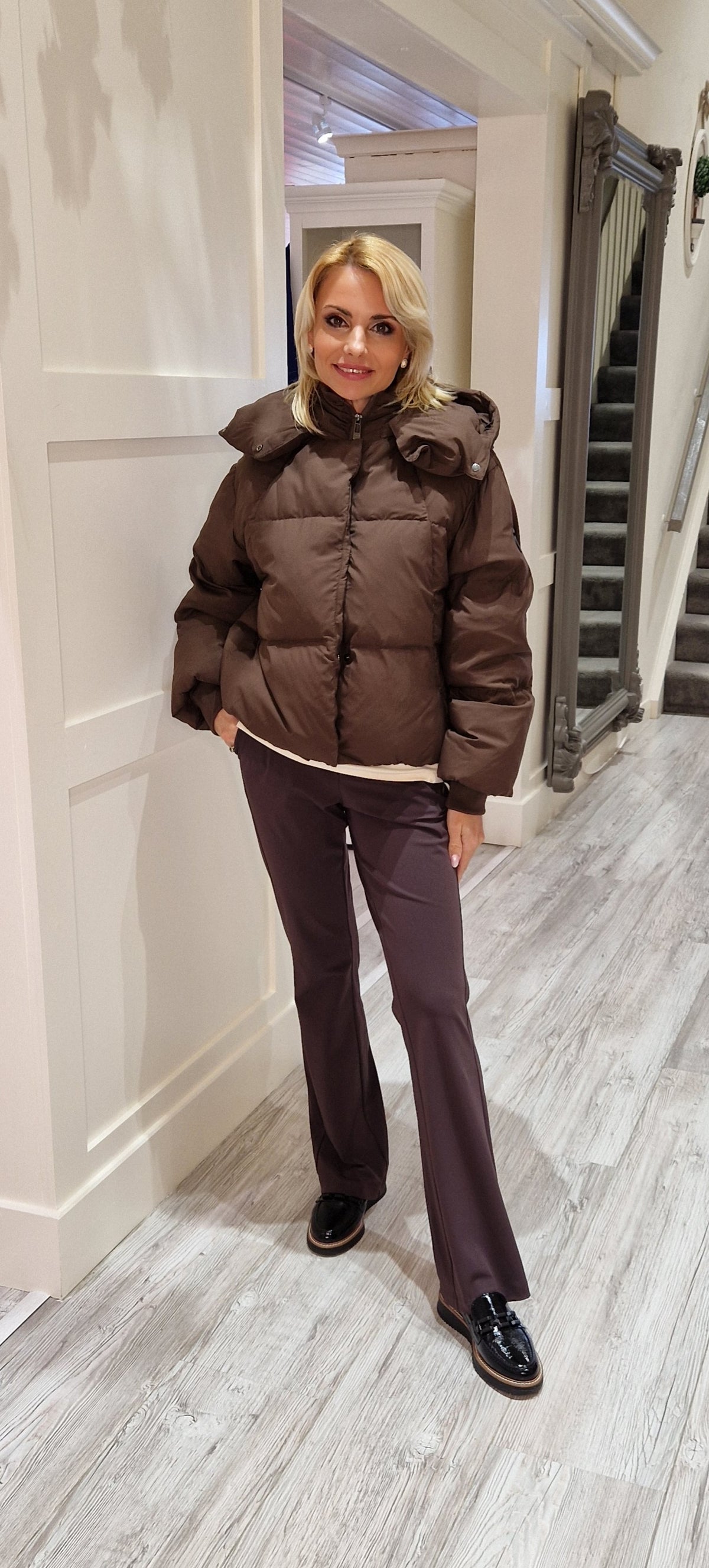 Espresso Bomber Jacket