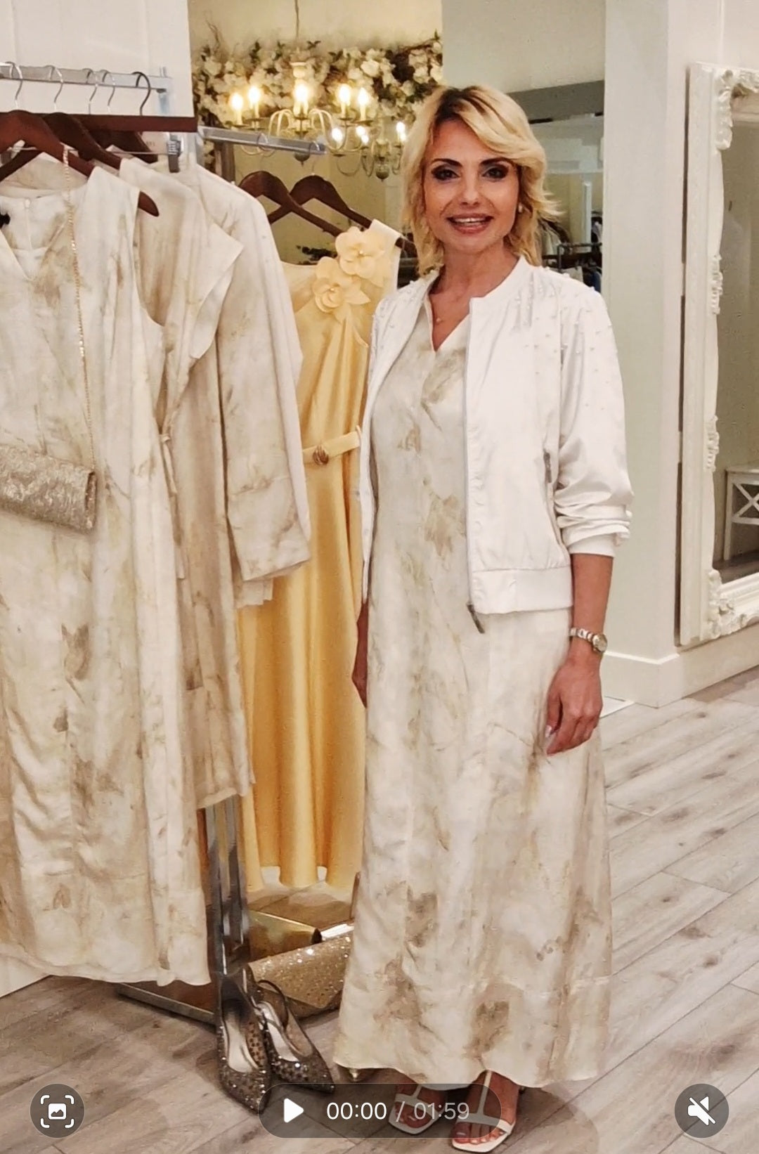 Lemon Sorbet Marble Dress