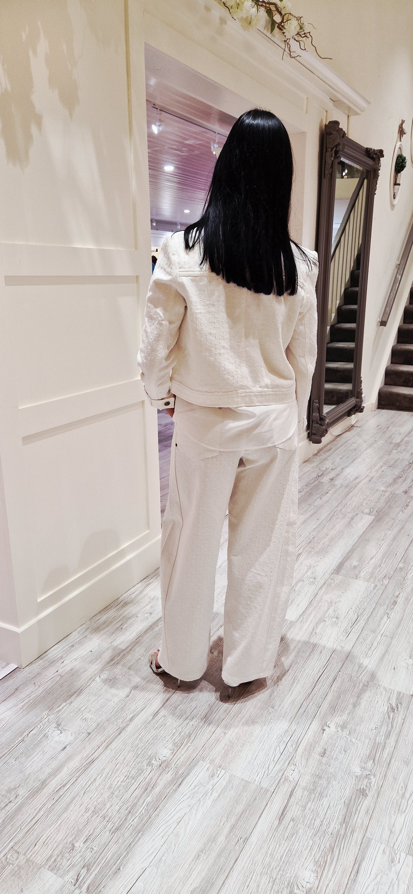 Marci Structure Jacket  Off White