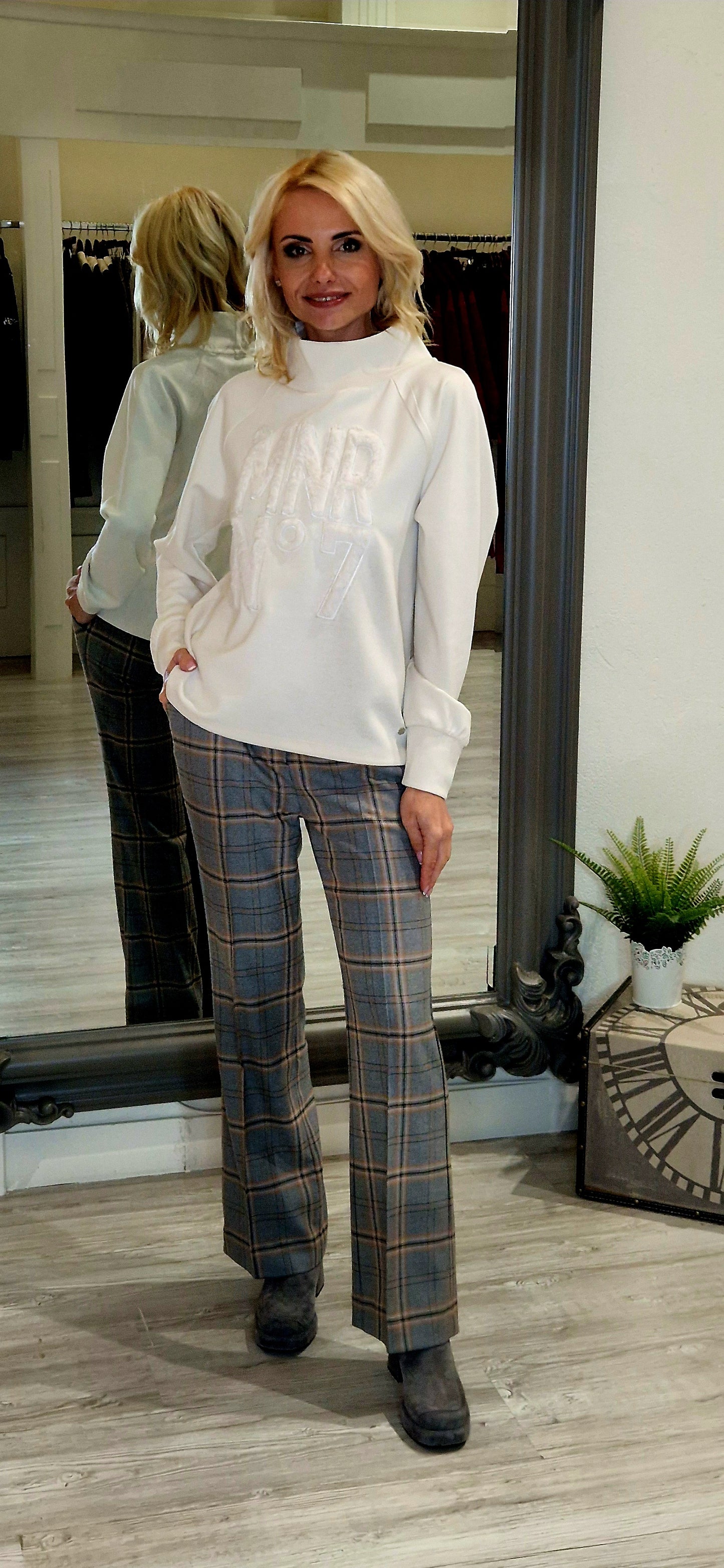 Grey & Camel Classic Trousers