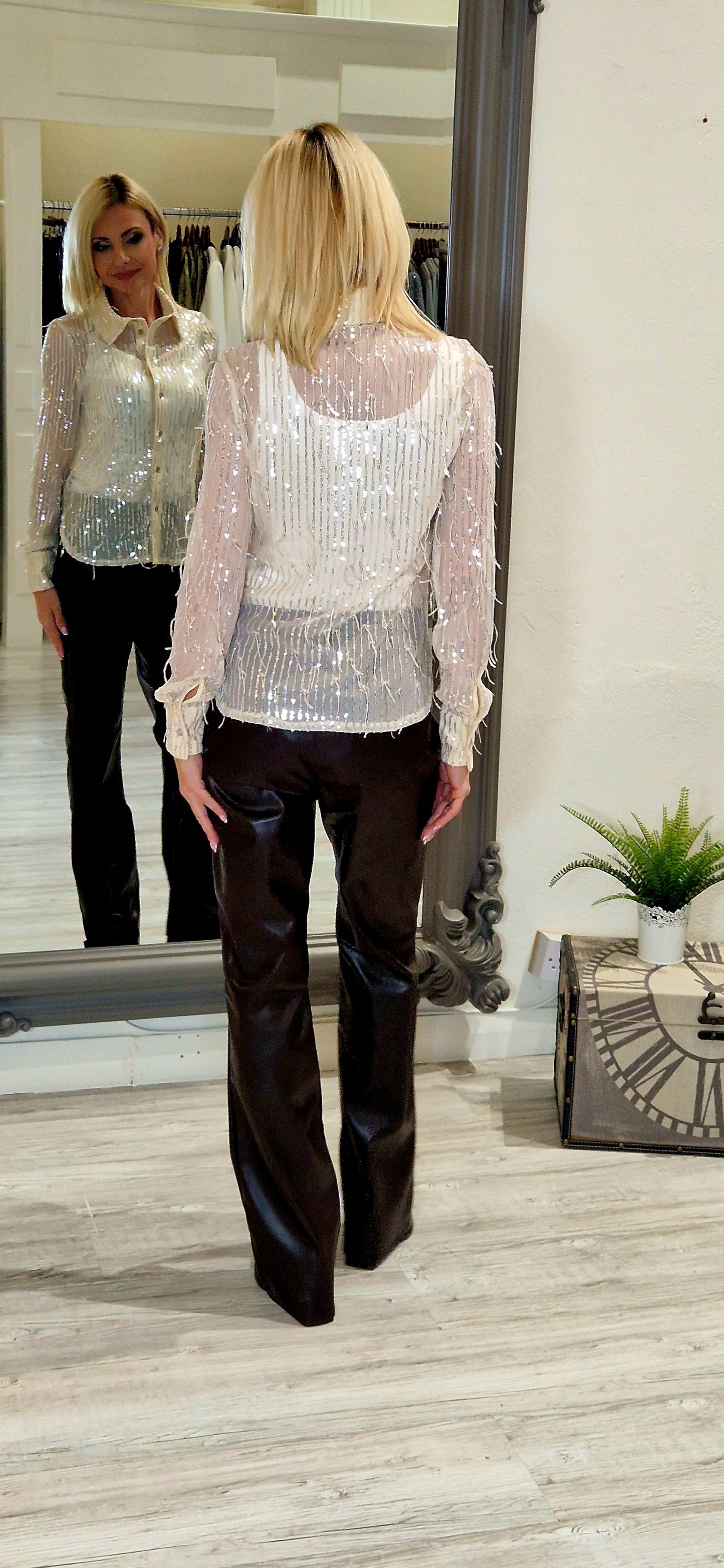 Barcelona Gold Shimmer Shirt