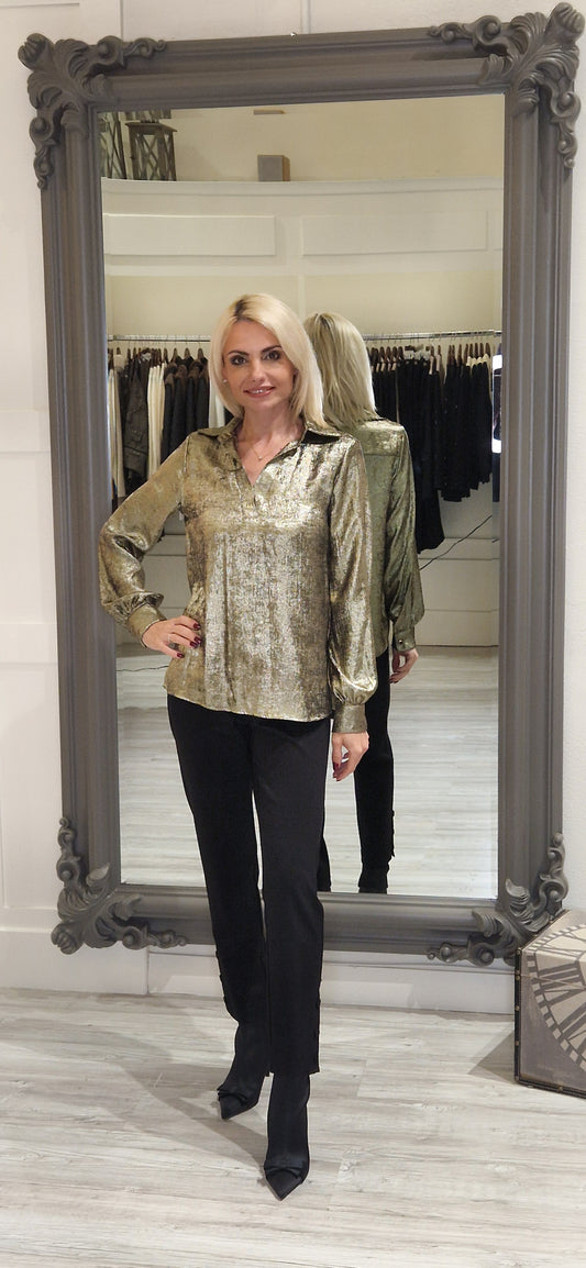 Burnished Gold Blouse